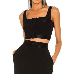 NWT Lovers and Friends Black Yasmeen Vest‎ Size S